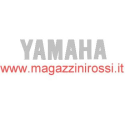 Adesivo scritta Yamaha argento cm 8