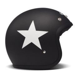 Casco DMD Helmets serie Vintage grafica Star Black Casco DMD Helmets serie Vintage grafica Star Black