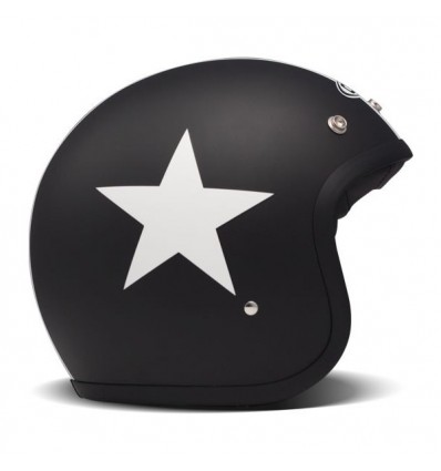 Casco DMD Helmets serie Vintage grafica Star Black Casco DMD Helmets serie Vintage grafica Star Black