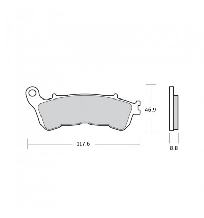 Pasticche freno Brembo Carbon Ceramic per Honda SH 300i, SW-T, Transalp... Pasticche freno Brembo Carbon Ceramic per Honda SH 300i, SW-T, Transalp...