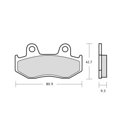 Pasticche freno Brembo Honda @, Dylan, SH 125-150 Pasticche freno Brembo Honda @, Dylan, SH 125-150