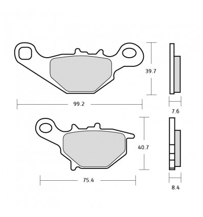 Pasticche freno Brembo Suzuki Street Magic, Epicuro... Pasticche freno Brembo Suzuki Street Magic, Epicuro...