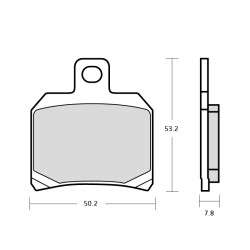 Pasticche freno Brembo Carbon Ceramic per Piaggio X8, X9, Beverly, Yamaha X-Max 125... Pasticche freno Brembo Carbon Ceramic per Piaggio X8, X9, Beverly, Yamaha X-Max 125...