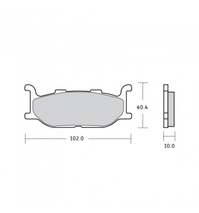 Pasticche freno Brembo XS per Yamaha T-Max 500 01-03 anter. Pasticche freno Brembo XS per Yamaha T-Max 500 01-03 anter.