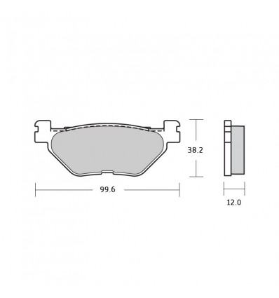 Pasticche freno Brembo XS per Yamaha T-Max 500 01-03, T-Max 530 post. Pasticche freno Brembo XS per Yamaha T-Max 500 01-03, T-Max 530 post.