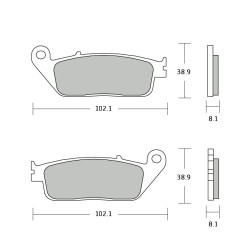 Pasticche freno Brembo XS per Kymco Downtown, Honda SH 125, BMW C600... Pasticche freno Brembo XS per Kymco Downtown, Honda SH 125, BMW C600...