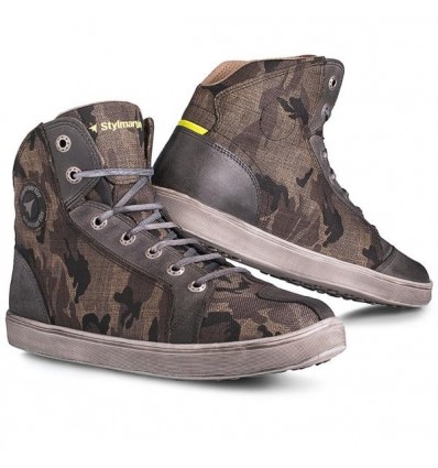 Scarpe da moto Stylmartin Raptor impermeabili camouflage Scarpe da moto Stylmartin Raptor impermeabili camouflage