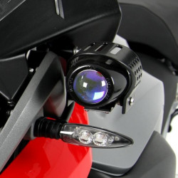 Coppia di faretti Hepco & Becker Ion Blue Flooter per BMW R1200GS 13-14 Coppia di faretti Hepco & Becker Ion Blue Flooter per BMW R1200GS 13-14