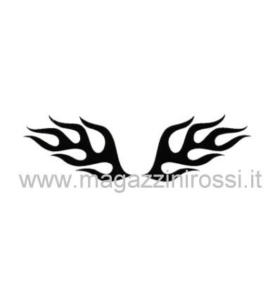 Decorazioni prespaziate Tribal decor nero Decorazioni prespaziate Tribal decor nero