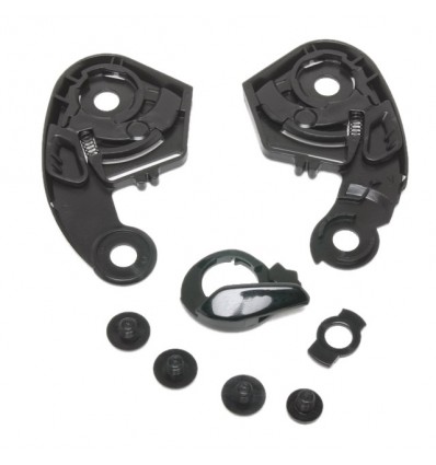 Movimento visiera Shoei completo di viti per Multitec, XR1000... Movimento visiera Shoei completo di viti per Multitec, XR1000...