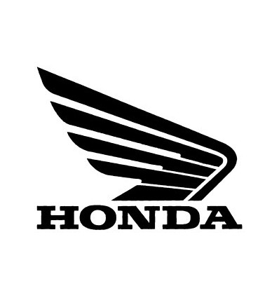 Adesivo ala Honda nero cm 12 Adesivo ala Honda nero cm 12