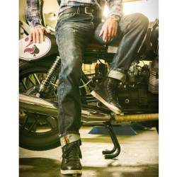Pantalone jeans da moto PMJ Jeans Legend Cafè Racer con rinforzi in Twaron Pantalone jeans da moto PMJ Jeans Legend Cafè Racer con rinforzi in Twaron