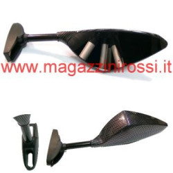 Specchietto Tecno carbonio da carena (doppio foro)