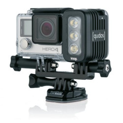 Torcia a led Qudos Action Light nera per GoPro e altre action camera Torcia a led Qudos Action Light nera per GoPro e altre action camera