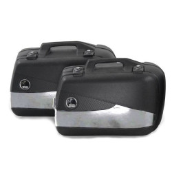 Valigie laterali Hepco & Becker Junior Flash 30 litri nere e argento Valigie laterali Hepco & Becker Junior Flash 30 litri nere e argento