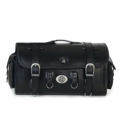 Bauletto valigia in pelle Hepco & Becker Buffalo 35 litri nera