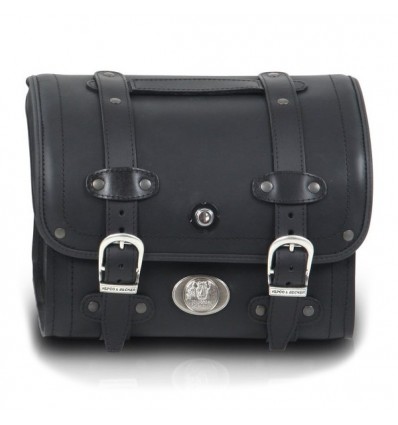 Bauletto valigia in pelle Hepco & Becker Buffalo 25 litri nera