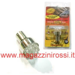 Lampadina frecce BA15S a led arancio