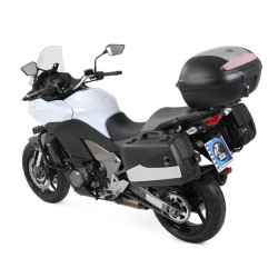 Baule top case Hepco & Becker Journey 50 litri argento con piastra universale Baule top case Hepco & Becker Journey 50 litri argento con piastra universale