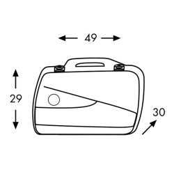 Valigie laterali Hepco & Becker Junior Flash 40 litri nere Valigie laterali Hepco & Becker Junior Flash 40 litri nere