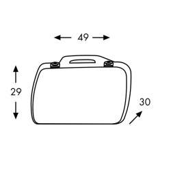 Valigie laterali Hepco & Becker Junior 40 litri nere Valigie laterali Hepco & Becker Junior 40 litri nere