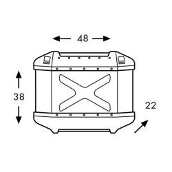 Valigie laterali Hepco & Becker Xplorer 30 litri nere Valigie laterali Hepco & Becker Xplorer 30 litri nere