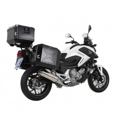 Valigie laterali Hepco & Becker Xplorer 40 litri argento Valigie laterali Hepco & Becker Xplorer 40 litri argento