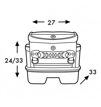 Borsa da serbatoio Hepco & Becker serie Street Tourer con sistema lock it 14-19 litri Borsa da serbatoio Hepco & Becker serie Street Tourer con sistema lock it 14-19 litri