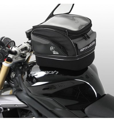 Borsa da serbatoio Hepco & Becker serie Street Tourer con sistema lock it 14-19 litri Borsa da serbatoio Hepco & Becker serie Street Tourer con sistema lock it 14-19 litri