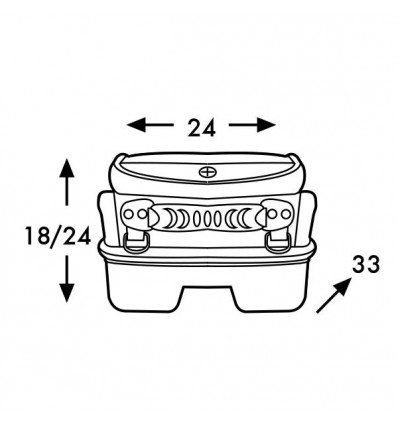 Borsa da serbatoio Hepco & Becker serie Street Tourer con sistema lock it 8-13 litri Borsa da serbatoio Hepco & Becker serie Street Tourer con sistema lock it 8-13 litri