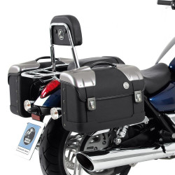 Valigie laterali Hepco & Becker Strayker per telai C-Bow 23 litri nere Valigie laterali Hepco & Becker Strayker per telai C-Bow 23 litri nere