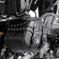 Valigie laterali in pelle Hepco & Becker Buffalo Custom 30 litri nere Valigie laterali in pelle Hepco & Becker Buffalo Custom 30 litri nere