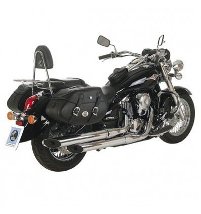 Valigie laterali in pelle Hepco & Becker Buffalo 35 litri nere Valigie laterali in pelle Hepco & Becker Buffalo 35 litri nere