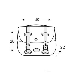Valigie laterali in pelle Hepco & Becker Liberty nere attacco classico Valigie laterali in pelle Hepco & Becker Liberty nere attacco classico
