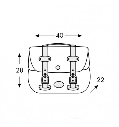 Valigie laterali in pelle Hepco & Becker Liberty nere attacco classico Valigie laterali in pelle Hepco & Becker Liberty nere attacco classico