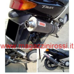 Marmitta GPR Poppy Ovale per Yamaha T-Max 500 01-07