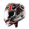 Casco Astone GTB Exclusive Sportech doppia visiera bianco e rosso Casco Astone GTB Exclusive Sportech doppia visiera bianco e rosso