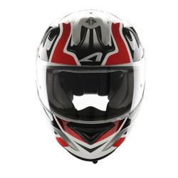 Casco Astone GTB Exclusive Sportech doppia visiera bianco e rosso Casco Astone GTB Exclusive Sportech doppia visiera bianco e rosso