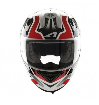 Casco Astone GTB Exclusive Sportech doppia visiera bianco e rosso Casco Astone GTB Exclusive Sportech doppia visiera bianco e rosso