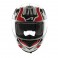 Casco Astone GTB Exclusive Sportech doppia visiera bianco e rosso Casco Astone GTB Exclusive Sportech doppia visiera bianco e rosso