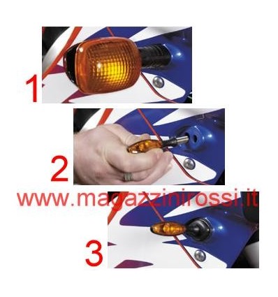 Basetta per micro frecce moto Yamaha...