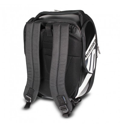 Borsa da serbatoio Bagster Stunt similpelle nera e bianca Borsa da serbatoio Bagster Stunt similpelle nera e bianca