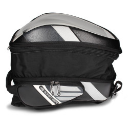Borsa da serbatoio Bagster Stunt similpelle nera e bianca Borsa da serbatoio Bagster Stunt similpelle nera e bianca