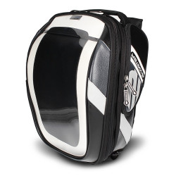 Borsa da serbatoio Bagster Stunt similpelle nera e bianca Borsa da serbatoio Bagster Stunt similpelle nera e bianca
