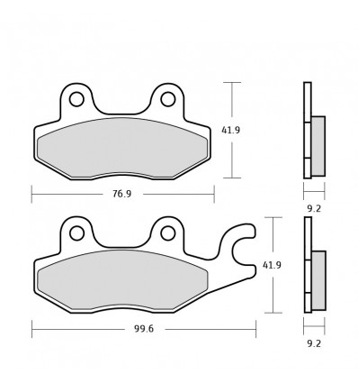 Pasticche freno Brembo XS Pasticche freno Brembo XS
