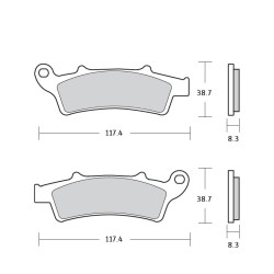 Pasticche freno Brembo Carbon Ceramic Pasticche freno Brembo Carbon Ceramic