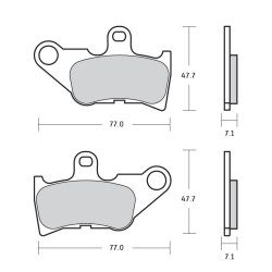 Pasticche freno Brembo Carbon Ceramic Pasticche freno Brembo Carbon Ceramic