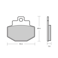 Pasticche freno Brembo XS Pasticche freno Brembo XS