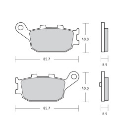 Pasticche freno Brembo XS Pasticche freno Brembo XS