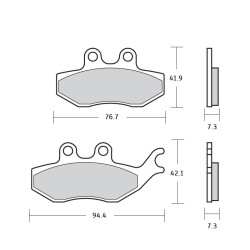 Pasticche freno Brembo Carbon Ceramic Pasticche freno Brembo Carbon Ceramic